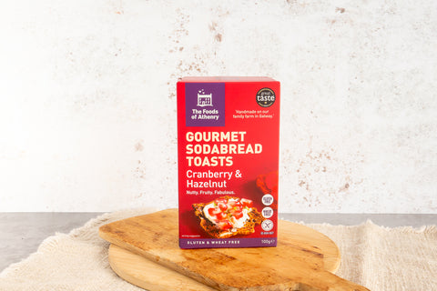 Gluten Free Cranberry & Hazelnut Soda Bread Toasts