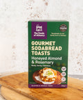 Gluten Free Honeyed Almond & Rosemary Soda Bread Toasts
