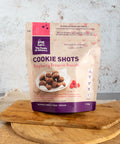Gluten Free Raspberry Brownie Cookie Shots