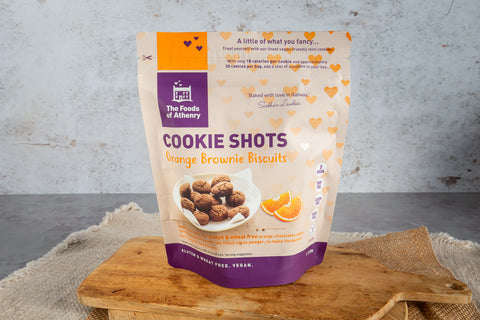 Gluten Free Orange Brownie Cookie Shots