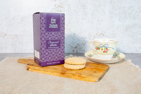 gluten free caramel shortbread