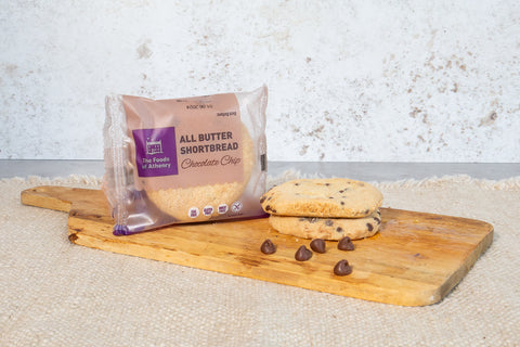 gluten free Chocolate Chip Shortbread
