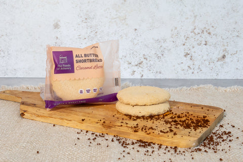 gluten free caramel shortbread