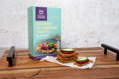 Gluten Free Multi-Seed Soda Bread Toasts