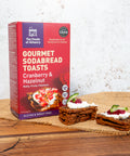 Gluten Free Cranberry & Hazelnut Soda Bread Toasts