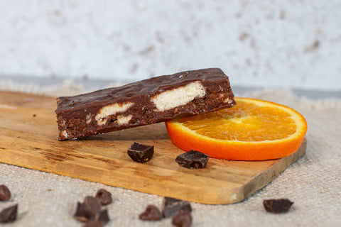 Gluten free biscuit bar orange